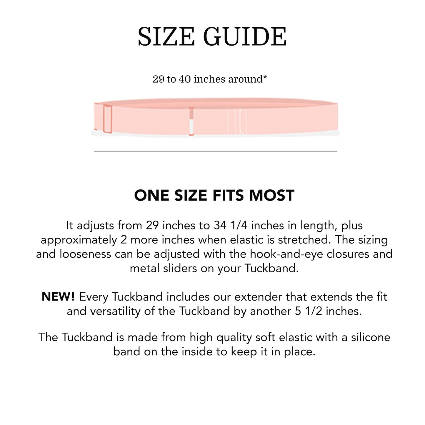 TUCKBAND | Adjustable band for maternity jeans