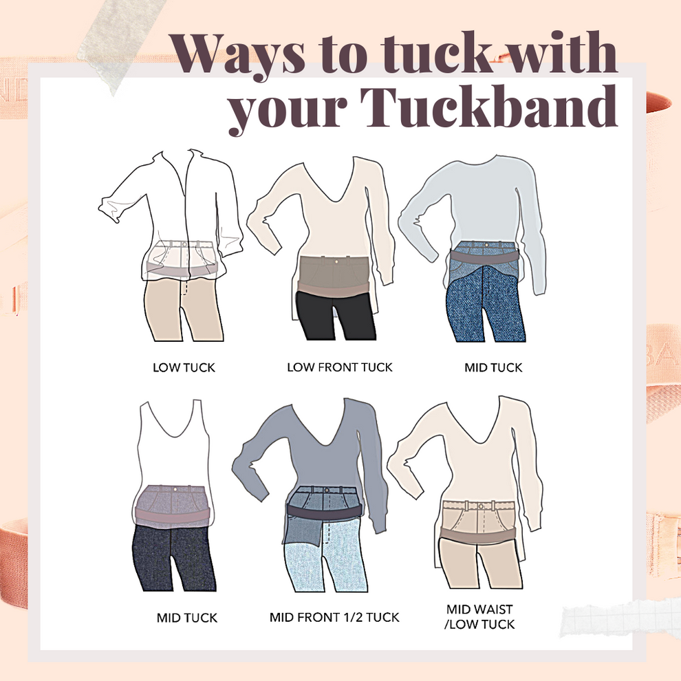 Tuck Method TUCKBAND | Elastic belt for your perfect tuck – TuckBand
