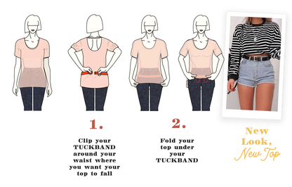 Tuckband Belt | Tuck your top where you want it